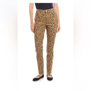 Crown and Ivy animal print skinny jeans